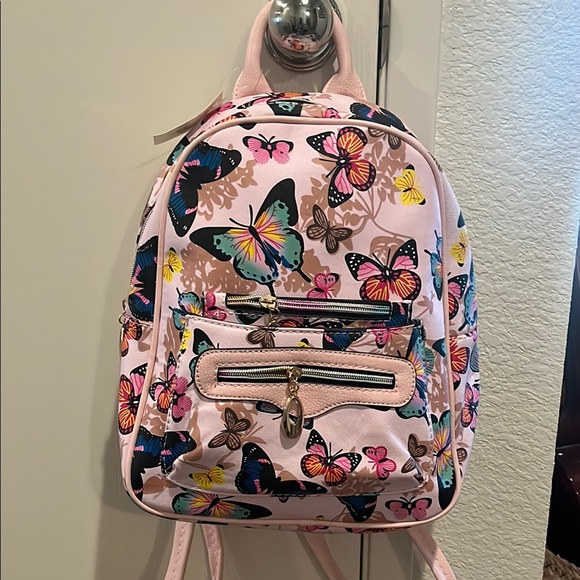 Colorful Butterfly Print Backpack - Picture 1 of 5